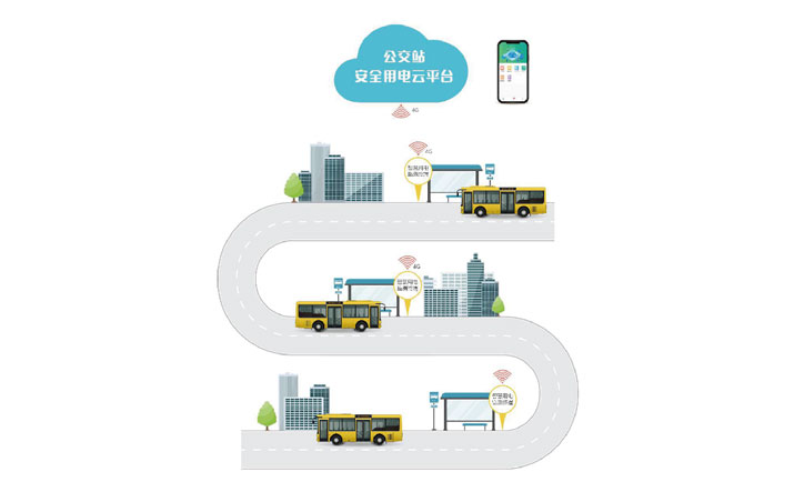 公交站安全用电云平台